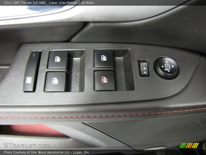 Cyber Gray Metallic / Jet Black 2011 GMC Terrain SLE AWD