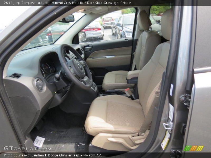 Mineral Gray Metallic / Dark Slate Gray/Light Pebble 2014 Jeep Compass Latitude