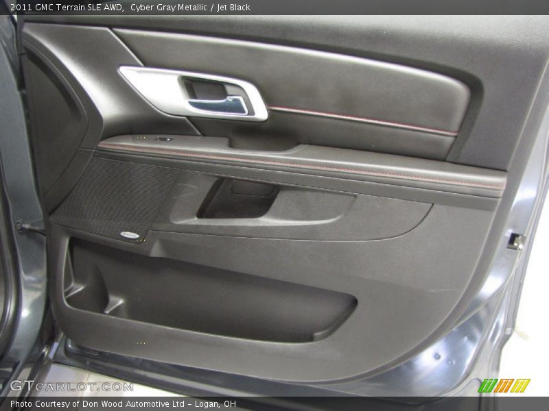 Cyber Gray Metallic / Jet Black 2011 GMC Terrain SLE AWD