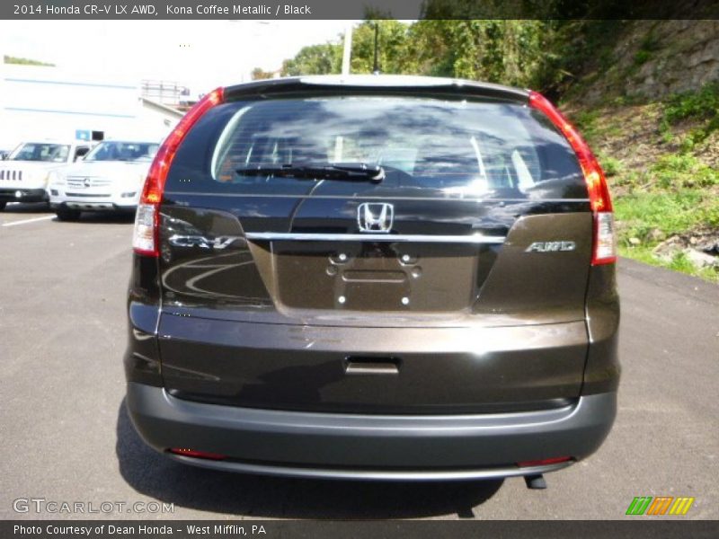 Kona Coffee Metallic / Black 2014 Honda CR-V LX AWD