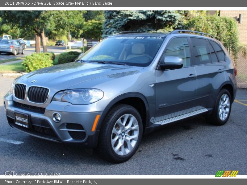 Space Gray Metallic / Sand Beige 2011 BMW X5 xDrive 35i