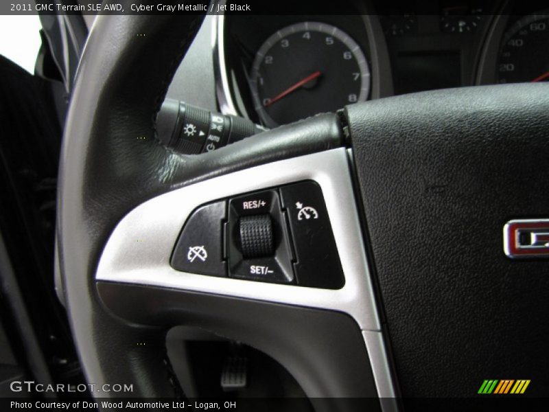 Cyber Gray Metallic / Jet Black 2011 GMC Terrain SLE AWD