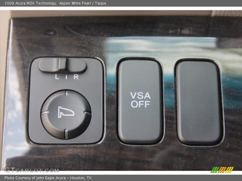 Aspen White Pearl / Taupe 2009 Acura MDX Technology