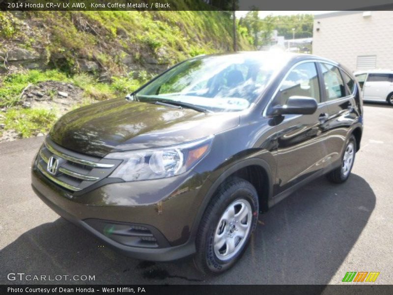 Kona Coffee Metallic / Black 2014 Honda CR-V LX AWD