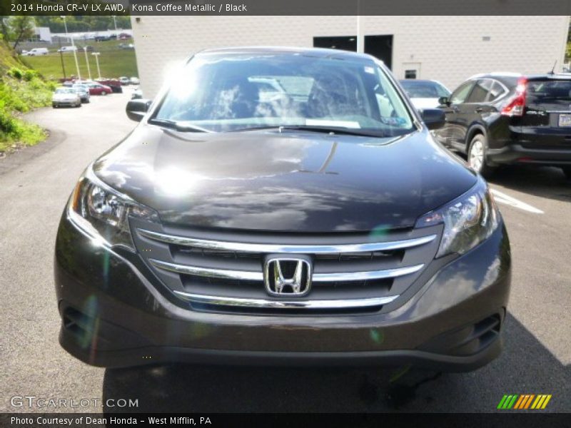 Kona Coffee Metallic / Black 2014 Honda CR-V LX AWD