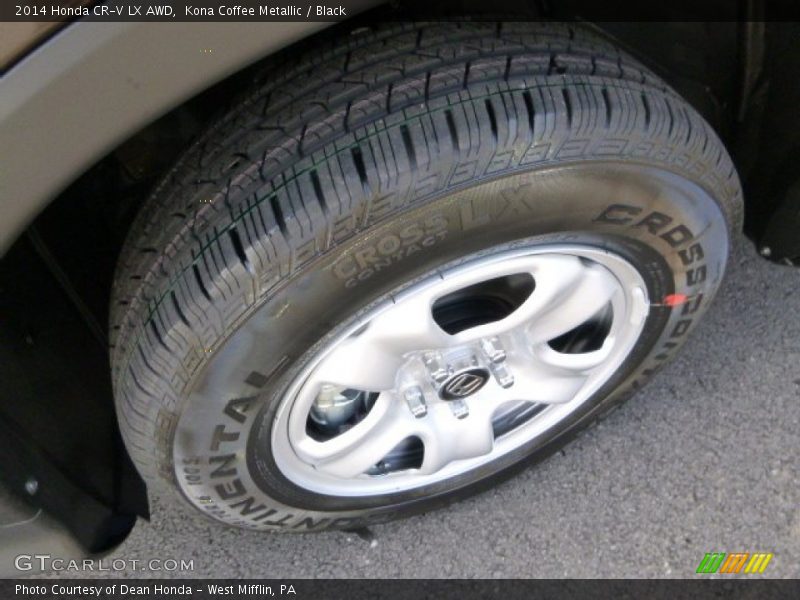 Kona Coffee Metallic / Black 2014 Honda CR-V LX AWD