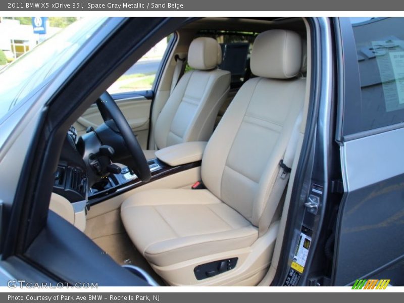 Space Gray Metallic / Sand Beige 2011 BMW X5 xDrive 35i