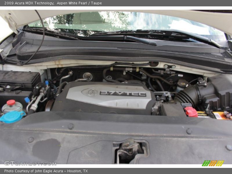 Aspen White Pearl / Taupe 2009 Acura MDX Technology