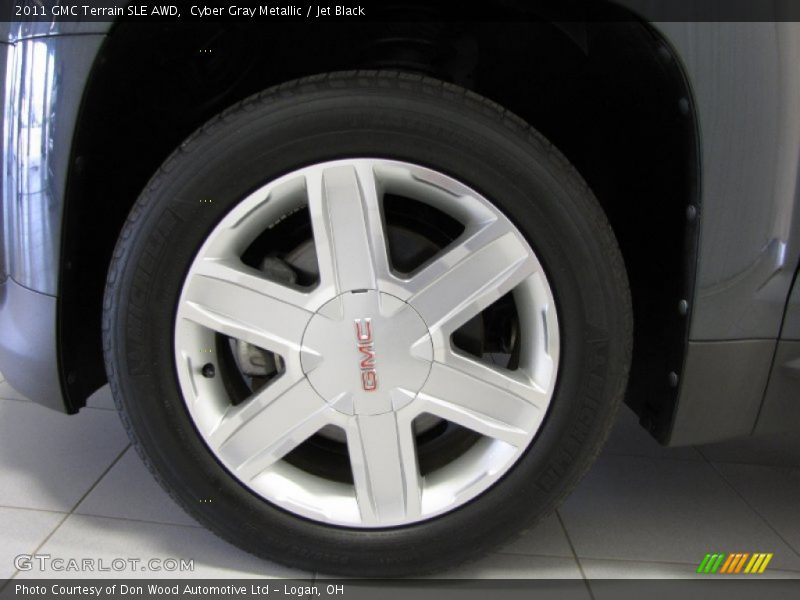 Cyber Gray Metallic / Jet Black 2011 GMC Terrain SLE AWD