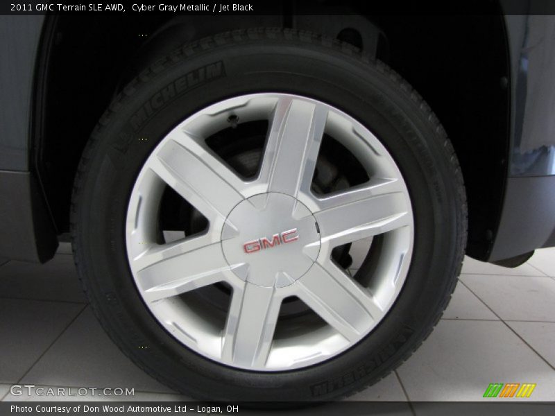 Cyber Gray Metallic / Jet Black 2011 GMC Terrain SLE AWD