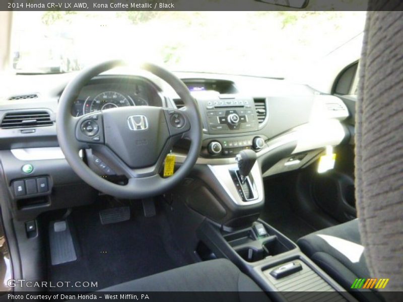 Kona Coffee Metallic / Black 2014 Honda CR-V LX AWD