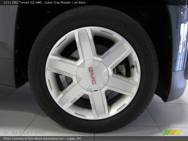 Cyber Gray Metallic / Jet Black 2011 GMC Terrain SLE AWD