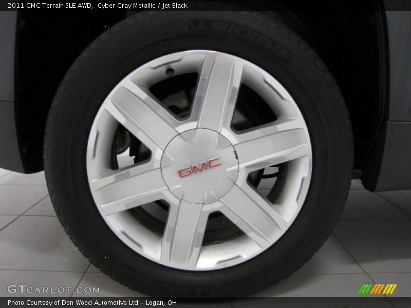 Cyber Gray Metallic / Jet Black 2011 GMC Terrain SLE AWD