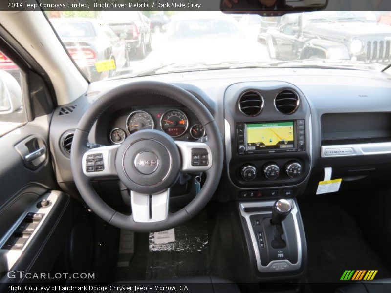Bright Silver Metallic / Dark Slate Gray 2014 Jeep Compass Limited
