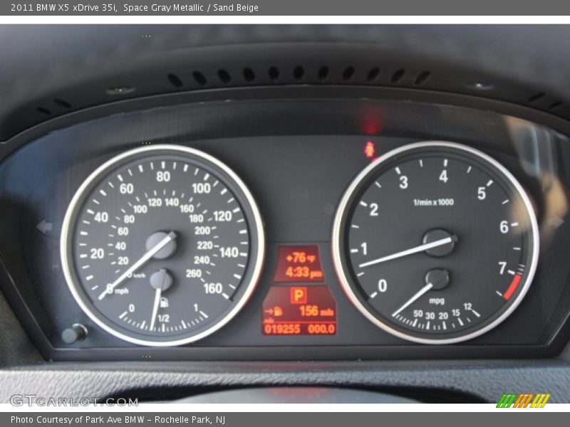 Space Gray Metallic / Sand Beige 2011 BMW X5 xDrive 35i