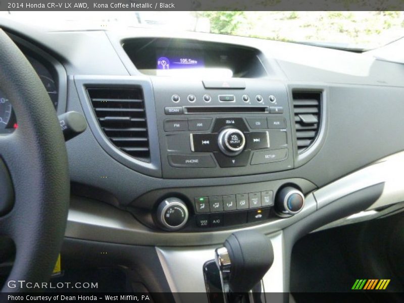 Kona Coffee Metallic / Black 2014 Honda CR-V LX AWD