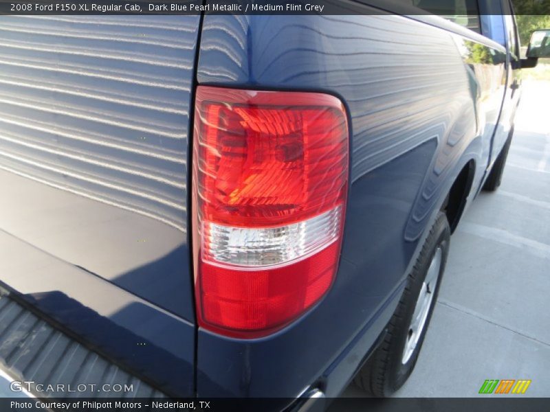 Dark Blue Pearl Metallic / Medium Flint Grey 2008 Ford F150 XL Regular Cab