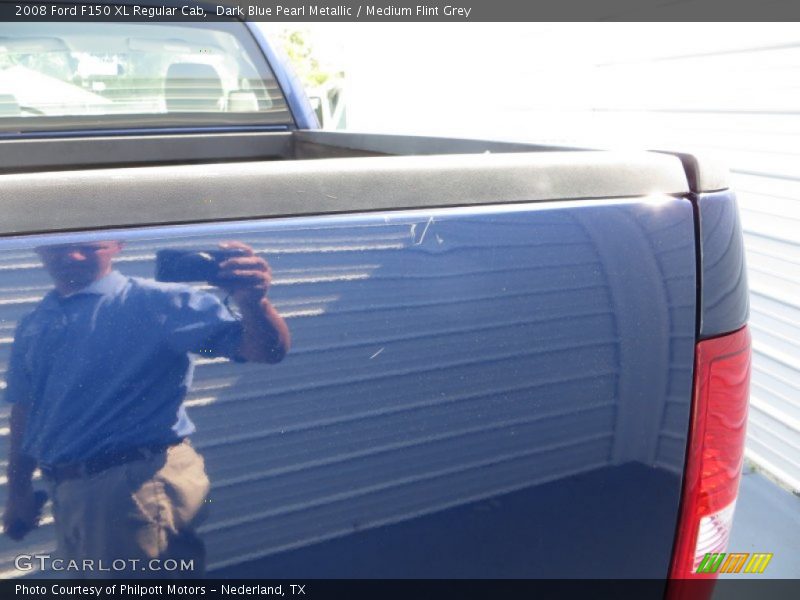Dark Blue Pearl Metallic / Medium Flint Grey 2008 Ford F150 XL Regular Cab
