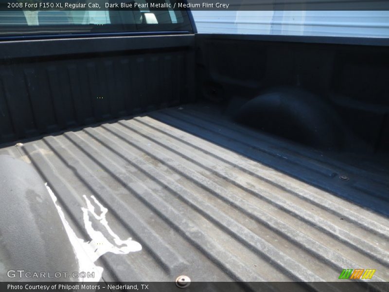 Dark Blue Pearl Metallic / Medium Flint Grey 2008 Ford F150 XL Regular Cab