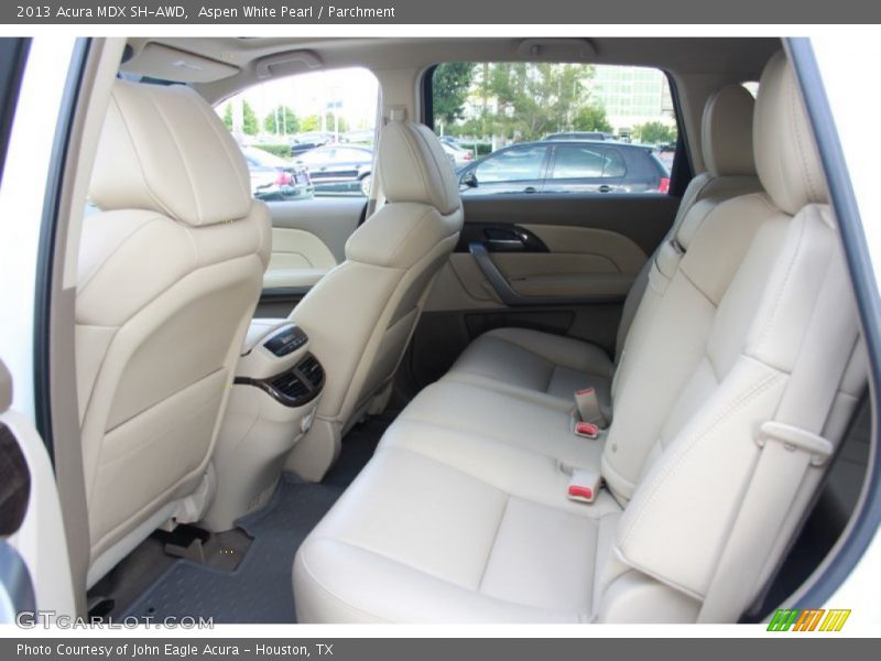Aspen White Pearl / Parchment 2013 Acura MDX SH-AWD