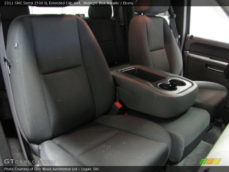 Midnight Blue Metallic / Ebony 2011 GMC Sierra 1500 SL Extended Cab 4x4