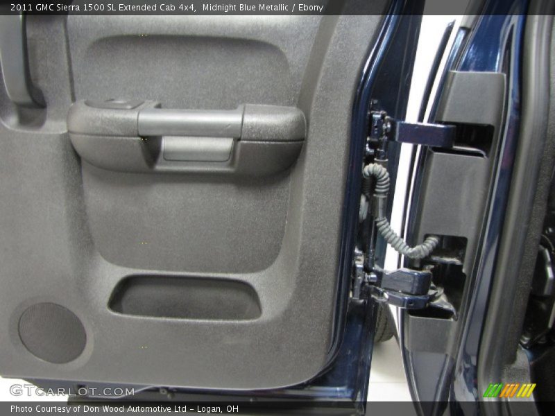 Midnight Blue Metallic / Ebony 2011 GMC Sierra 1500 SL Extended Cab 4x4