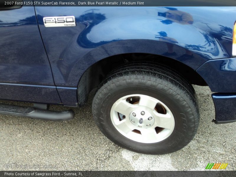 Dark Blue Pearl Metallic / Medium Flint 2007 Ford F150 STX SuperCab Flareside