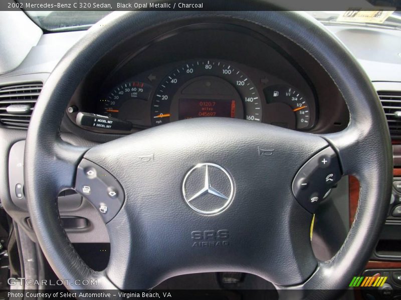 Black Opal Metallic / Charcoal 2002 Mercedes-Benz C 320 Sedan