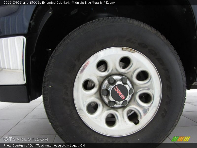 Midnight Blue Metallic / Ebony 2011 GMC Sierra 1500 SL Extended Cab 4x4