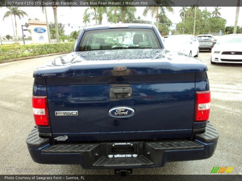 Dark Blue Pearl Metallic / Medium Flint 2007 Ford F150 STX SuperCab Flareside