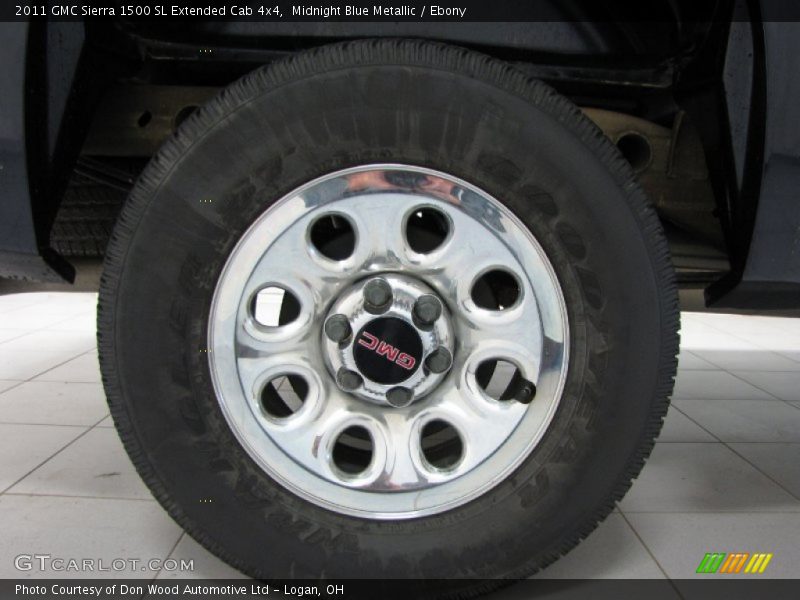 Midnight Blue Metallic / Ebony 2011 GMC Sierra 1500 SL Extended Cab 4x4