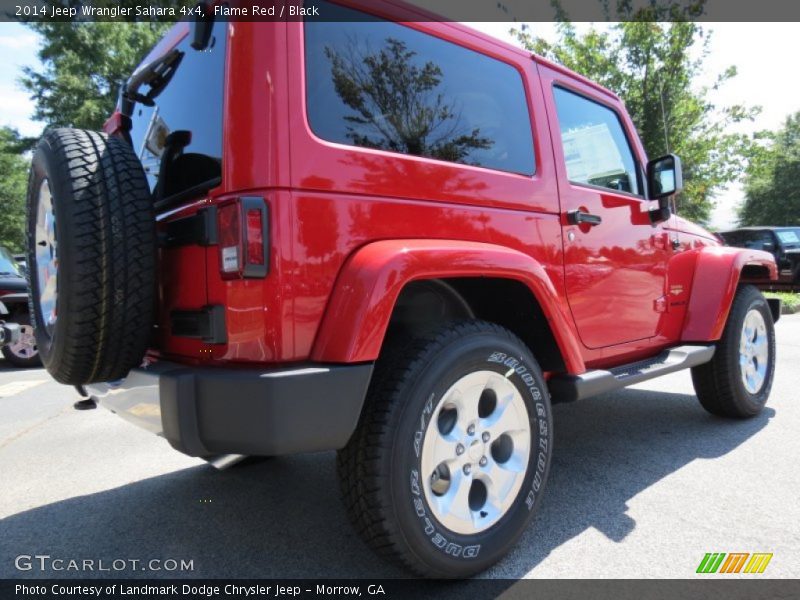 Flame Red / Black 2014 Jeep Wrangler Sahara 4x4