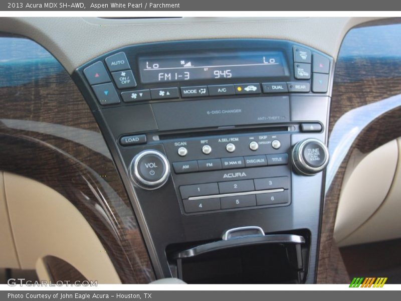 Aspen White Pearl / Parchment 2013 Acura MDX SH-AWD