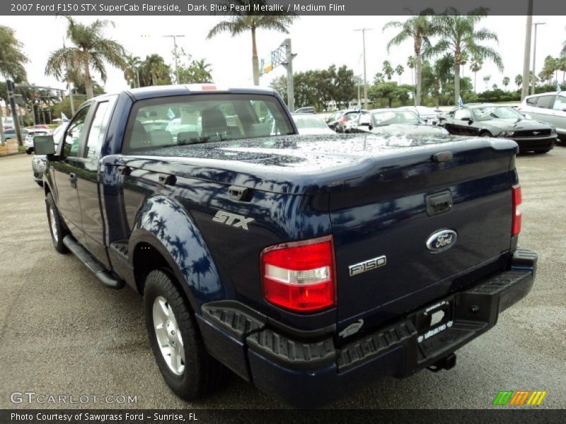 Dark Blue Pearl Metallic / Medium Flint 2007 Ford F150 STX SuperCab Flareside