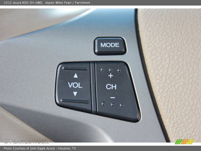Aspen White Pearl / Parchment 2013 Acura MDX SH-AWD