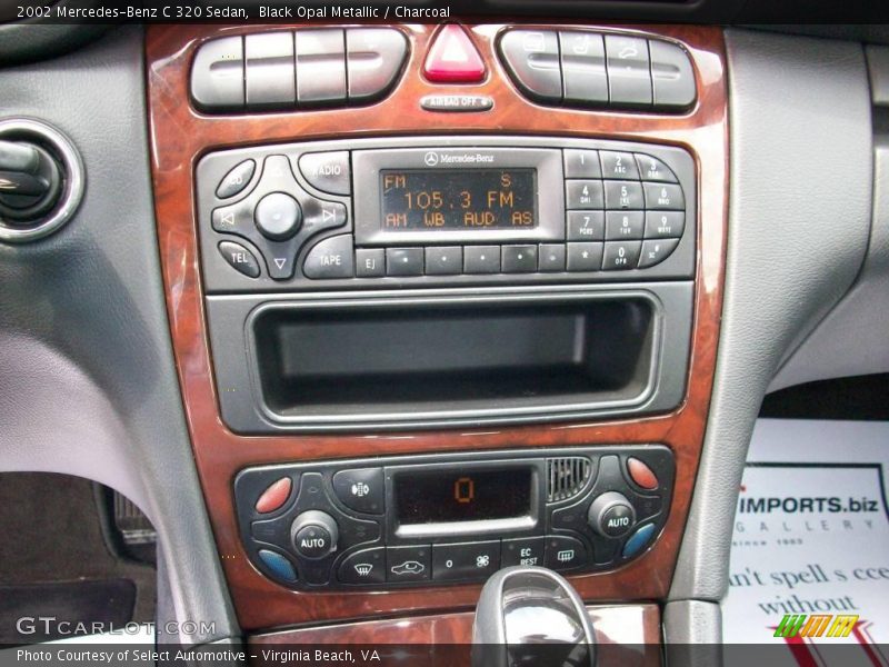 Black Opal Metallic / Charcoal 2002 Mercedes-Benz C 320 Sedan
