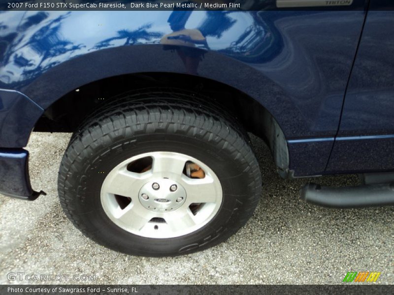 Dark Blue Pearl Metallic / Medium Flint 2007 Ford F150 STX SuperCab Flareside