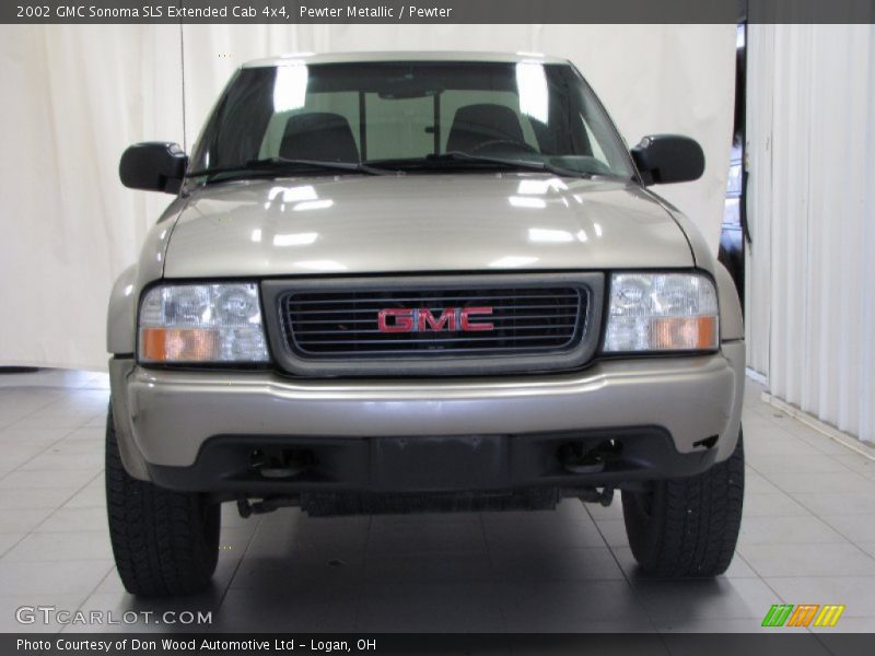  2002 Sonoma SLS Extended Cab 4x4 Pewter Metallic