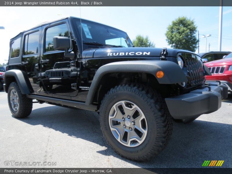 Black / Black 2014 Jeep Wrangler Unlimited Rubicon 4x4