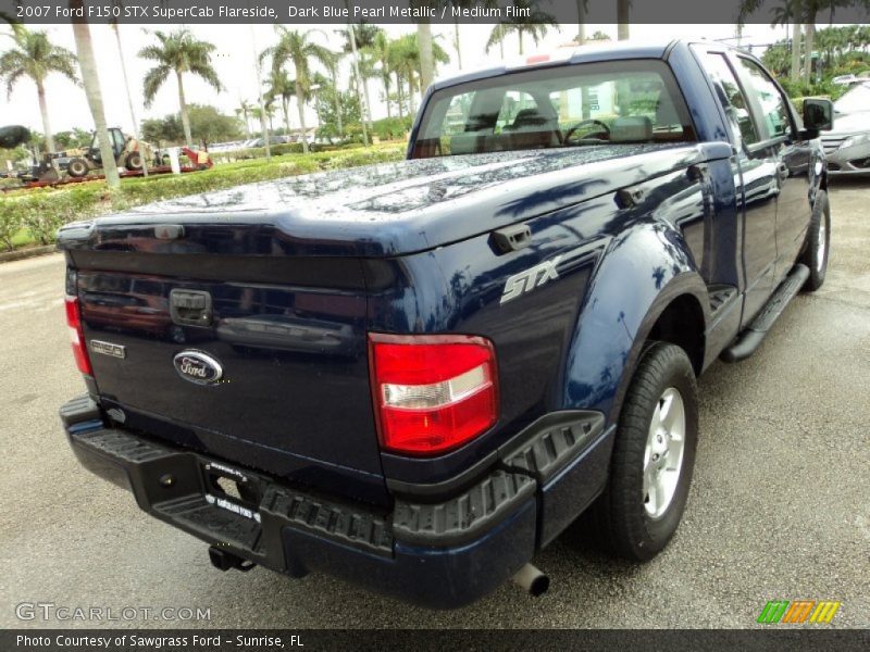 Dark Blue Pearl Metallic / Medium Flint 2007 Ford F150 STX SuperCab Flareside