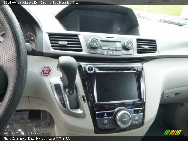 Celestial Blue Metallic / Gray 2014 Honda Odyssey EX