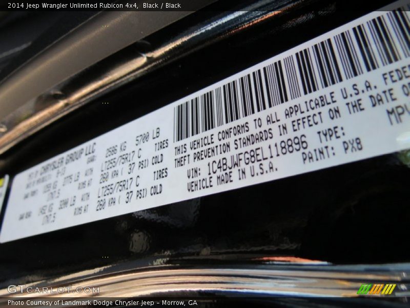 Black / Black 2014 Jeep Wrangler Unlimited Rubicon 4x4