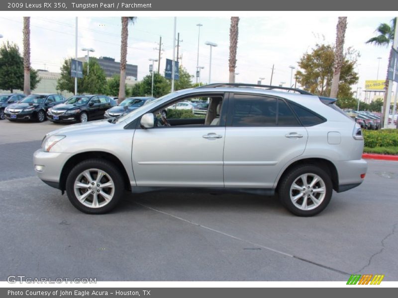 Tungsten Pearl / Parchment 2009 Lexus RX 350