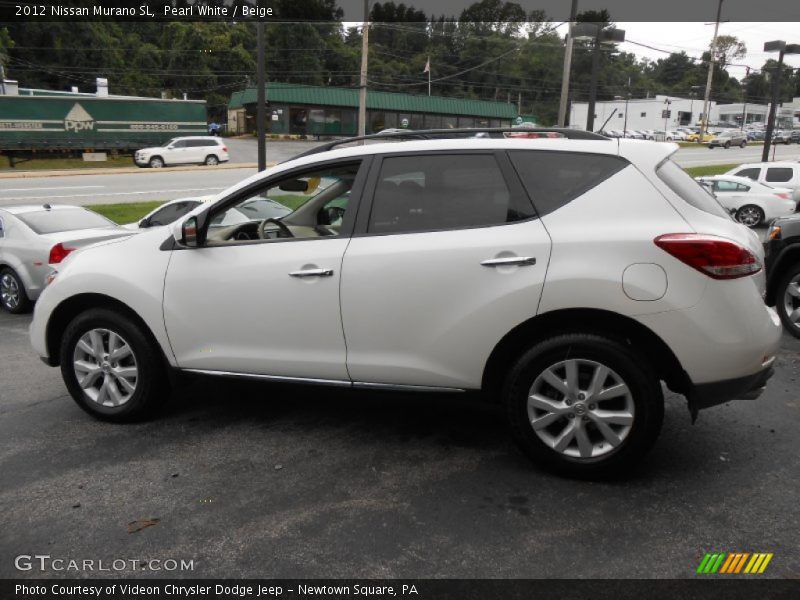 Pearl White / Beige 2012 Nissan Murano SL