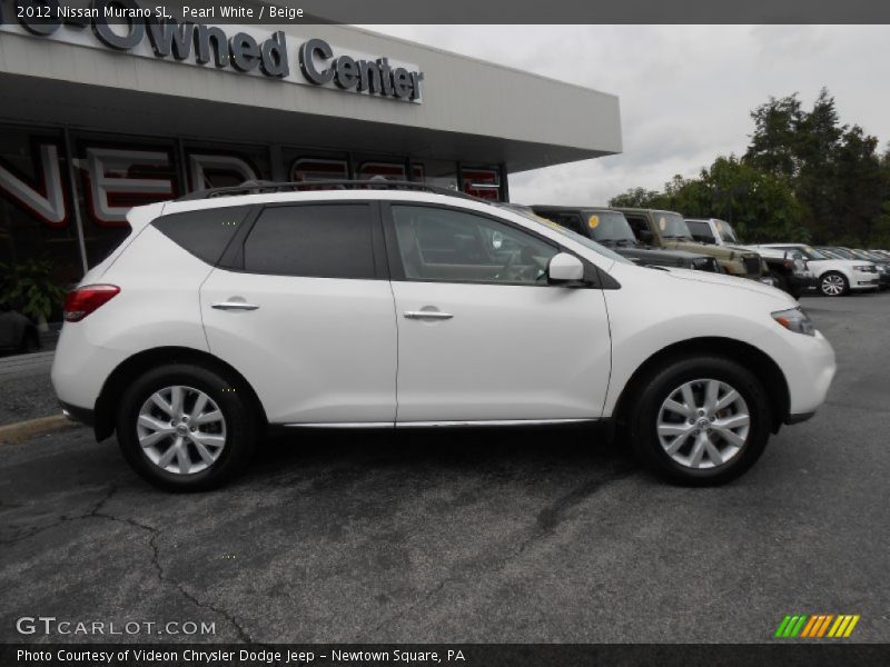 Pearl White / Beige 2012 Nissan Murano SL
