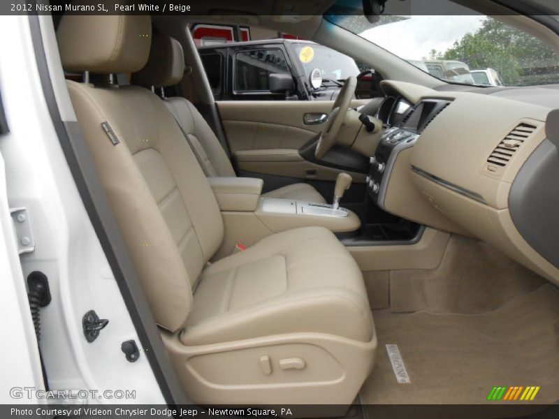 Pearl White / Beige 2012 Nissan Murano SL