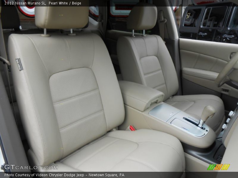 Pearl White / Beige 2012 Nissan Murano SL