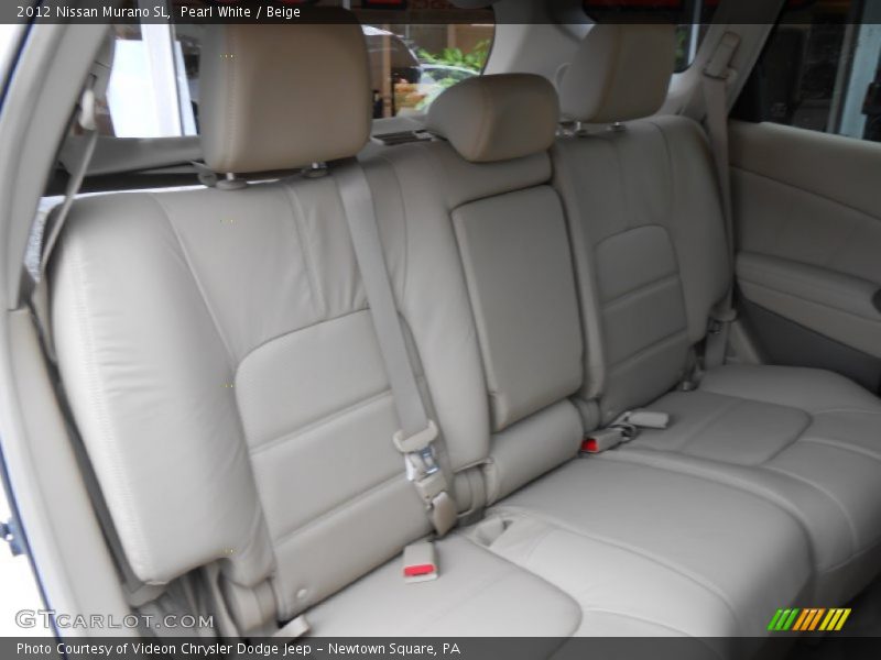 Pearl White / Beige 2012 Nissan Murano SL