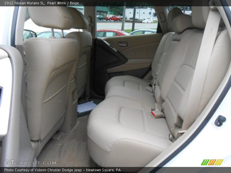 Pearl White / Beige 2012 Nissan Murano SL