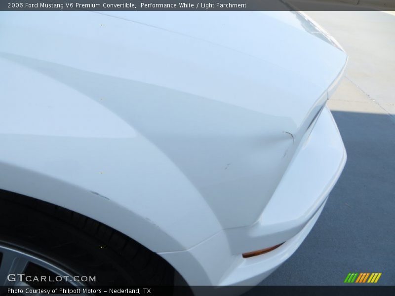 Performance White / Light Parchment 2006 Ford Mustang V6 Premium Convertible